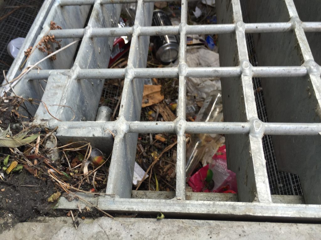 Litter baskets which have been installed around Mackay by Reef Catchments