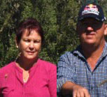 Jane and Dale Gronow, graziers at Murray Creek sub-catchment Jane and Dale Gronow, graziers at Murray Creek.