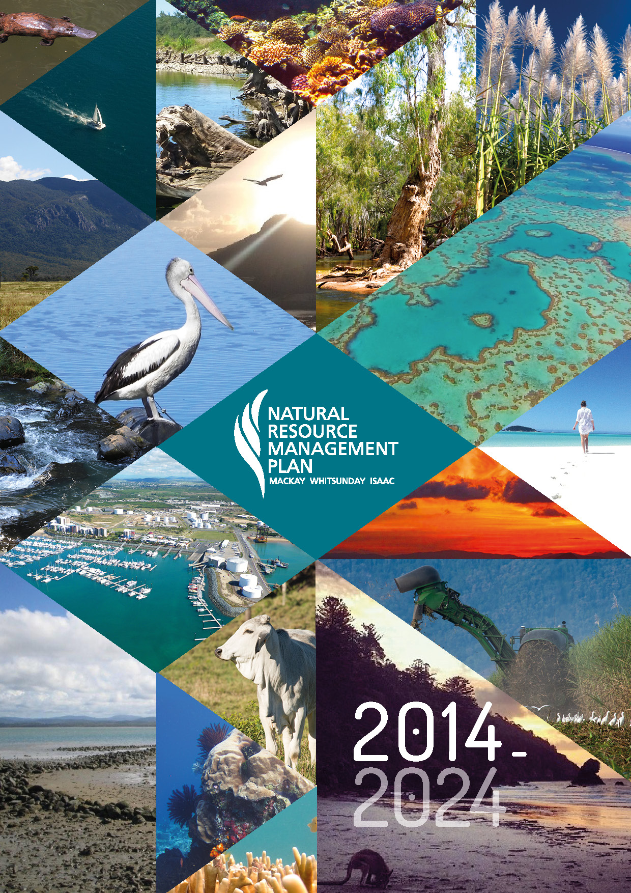 Cover for NRM plan 2014 to 2024.