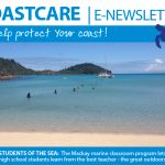 Coastcare eNewsletter cover of sea and beach.