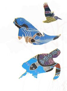 Artwork by Nickey Bidju Pryor.