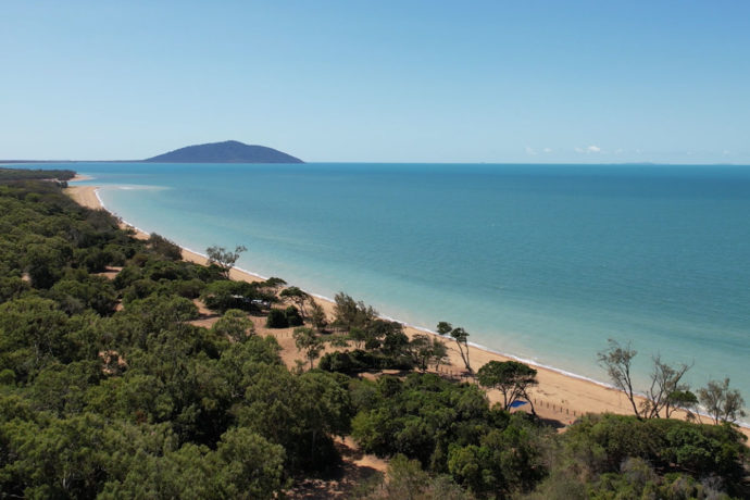 Coastal Priorities - Aerial photo of coastline with beaches and islands