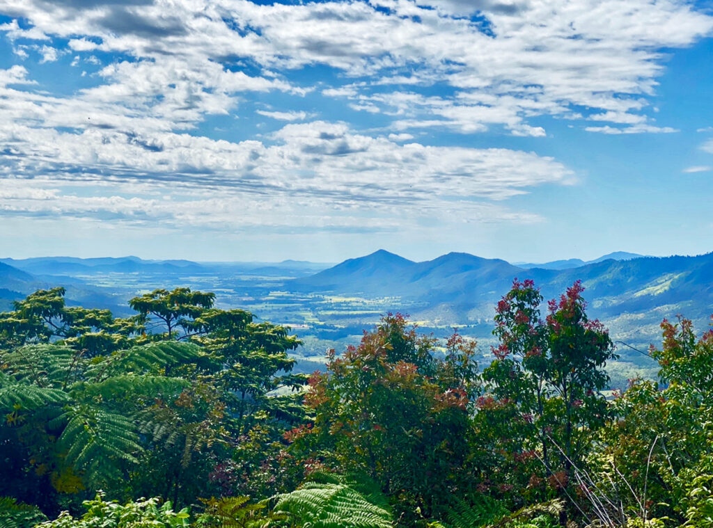 View of the Pioneer Valley from Eungella lookout.