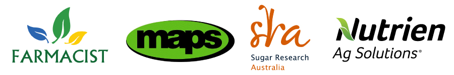 farmacist, maps, nurtien ag solutions and sra logos grouped